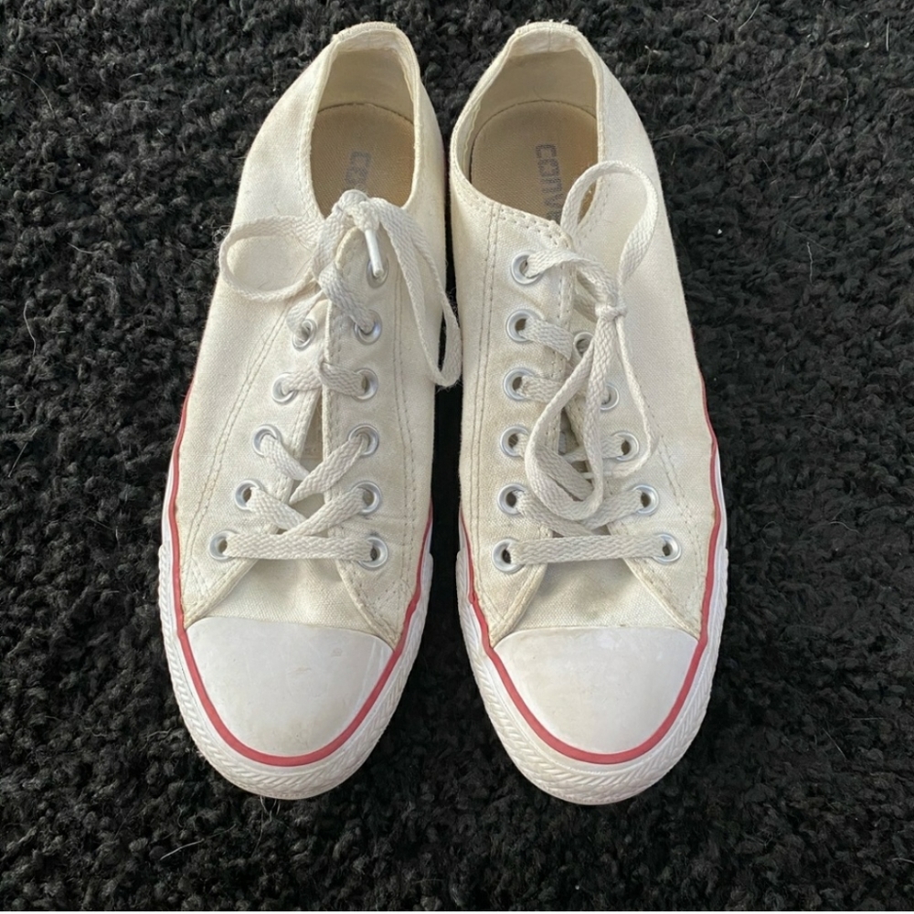 Low Converse - White Women's Sz 8